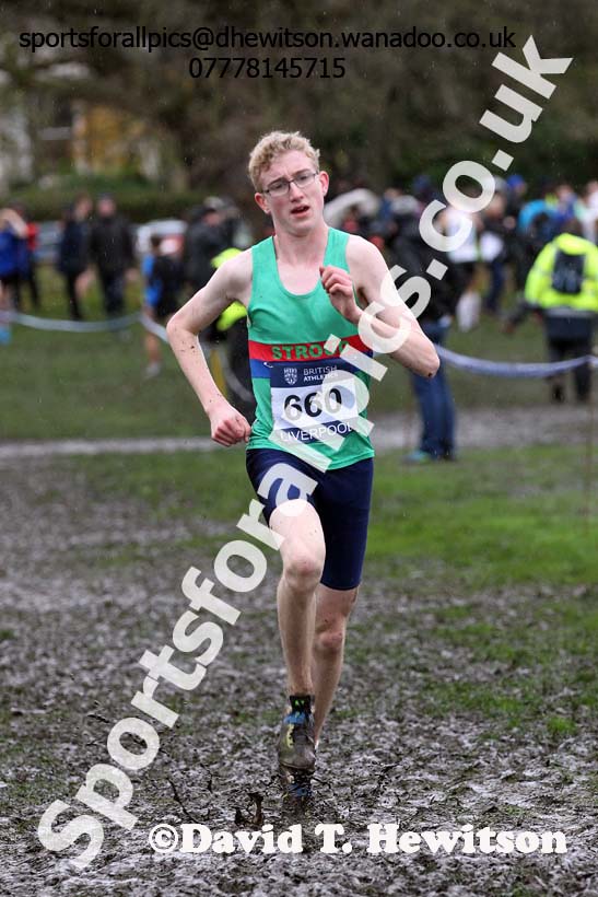 Mens under-17s, British Athletics Liverpool Cross Challenge, Sefton Park, Liverpool. Photo: David T. Hewitson/Sports for All Pics